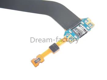 50PCS Polnjenje Flex Polnilnik USB Vrata Dock Priključek Z Mic Flex Kabel Za Zavihek 4 10.1 T530 T531 T535