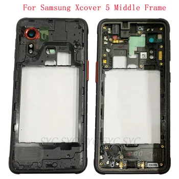 Bližnji Posnetek Center Ohišje Telefona Ohišje Za Samsung Xcover 5 G525 G525F G525N Okvir Zajema Popravil Delov