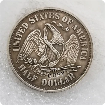 ZDA 1859 Paquet, ki Sedi Pol Dolarja Vzorci KOPIJA KOVANCA