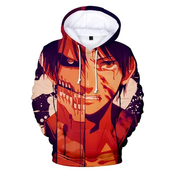 Majica Hoody Moški Oblačila za 3D, Anime, Tiskanje Majice s kratkimi rokavi pulover s kapuco Zimska Oblačila Hooded Vrhovi T Shirt majice