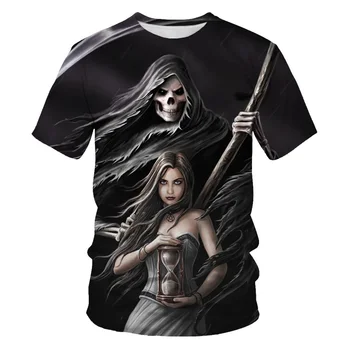 LAPPSTER Prevelik Y2k Graphic T-shirt 2023 Poletje Grey Classic T-Shirt Kratek O-Vratu T-Shirt Vrh Moških In Žensk Enak Slog