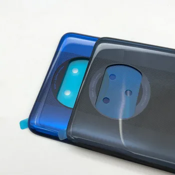 10PCS 100% Original Baterijo Nazaj Kritje Za Xiaomi Poco X3 NFC Zamenjava Zadnji Pokrov Ohišja S Lepilo Nalepke Za Poco X3 GT