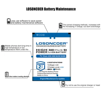 LOSONCOER Dobre Kakovosti Baterije 3800mAh NBL-44A3045 Baterija za neffos C5 Max TP702A B C E Baterij