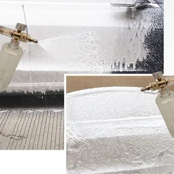 Foamer Jet Steklenico Pregleden Snow Foam Lance Pranje na Visoki Pritisk Nastavljiv Spray Kota Zalivanje Čiščenje Orodje za Avto, Tovornjak