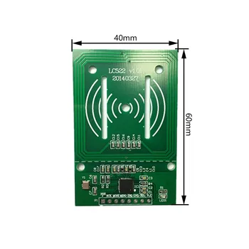 RFID Kartic Modul IC za Kartico Senzor Modul Vrata Nadzor Dostopa legenda RC522 polnilno Postajo Pisatelj Odbor
